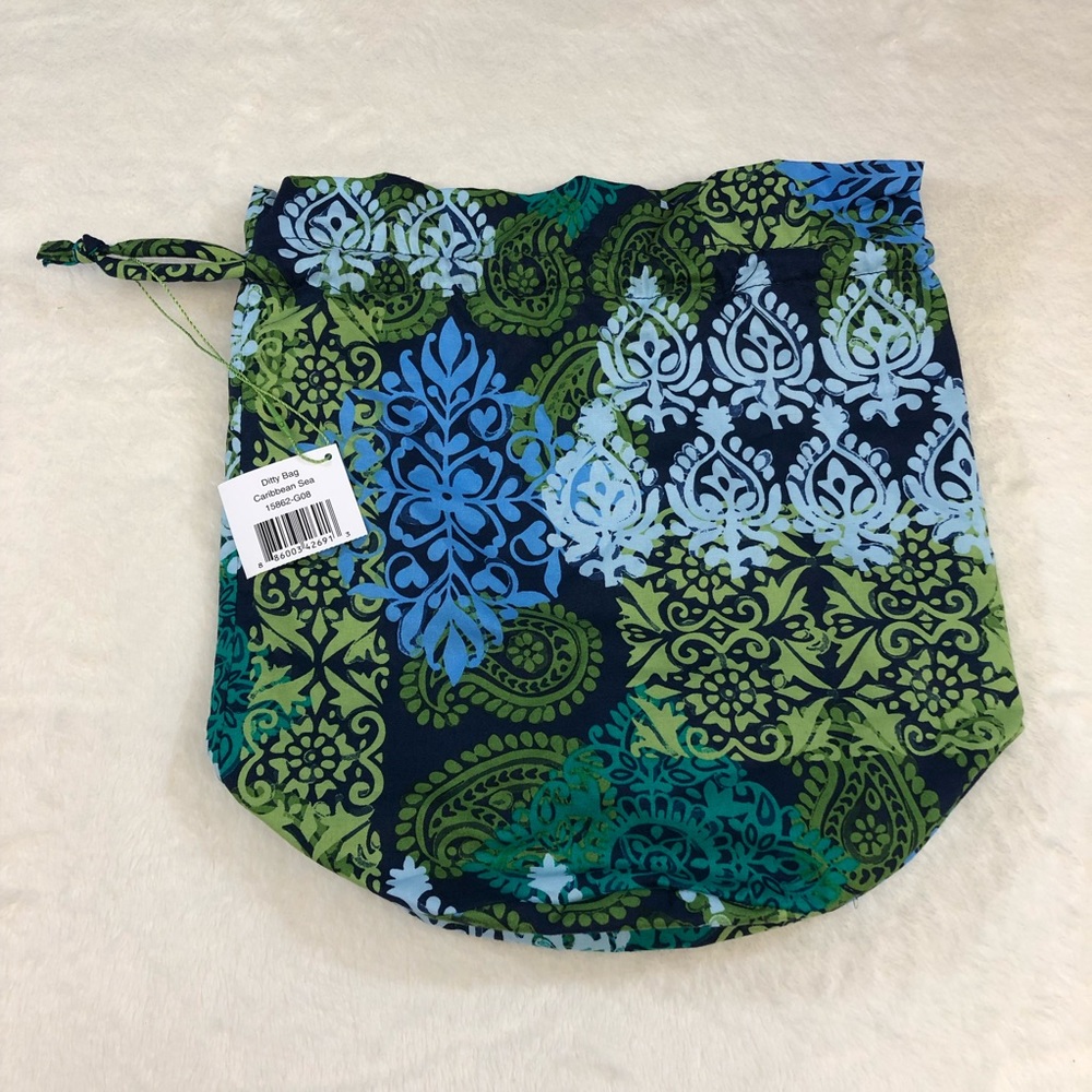 Vera Bradley Caribbean Sea Ditty Bag
